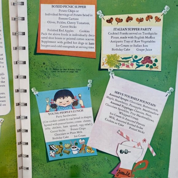 Betty Crocker "Parties for Children" Book -- Vintage MCM - Picture 4 of 10